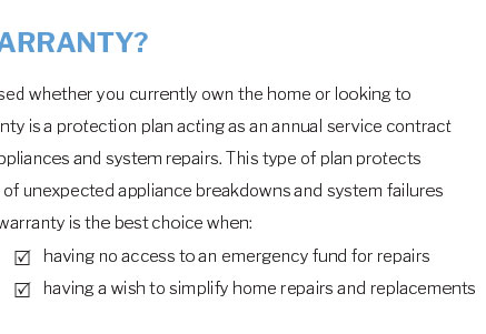 home warranty racine